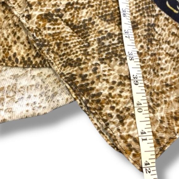 Chico's Wrap NWT Women's Size One Size Leopard Fusion Ruana Poncho Animal Print - Picture 6 of 6